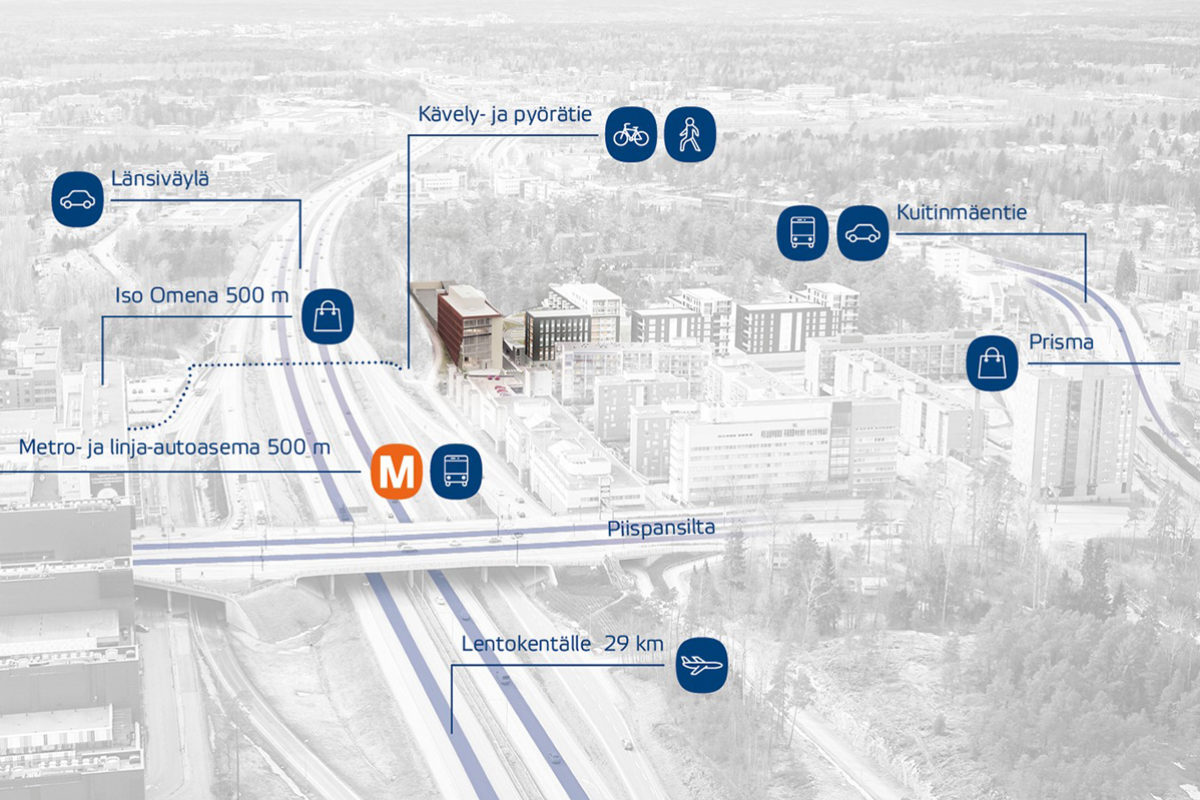 Piispanportti 11 | EKE Rakennus | toimitilat