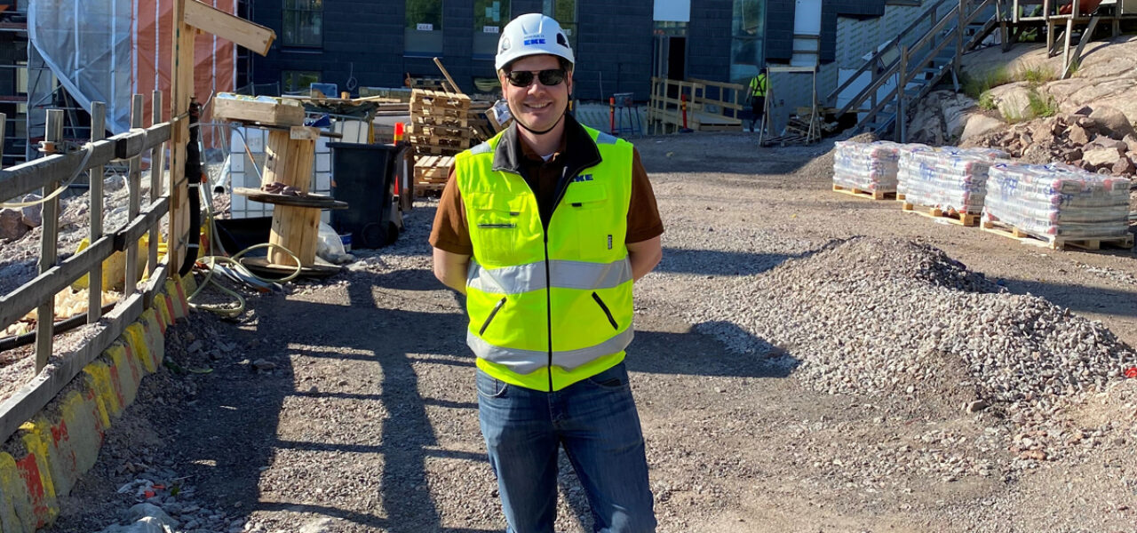 EKE Rakennus | Työpäällikkö Miikka Huhtamäki